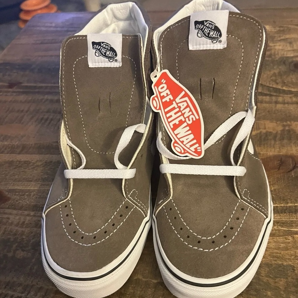 NWT Brown Vans Sk8-Hi Shoes Size 10.5 Women’s